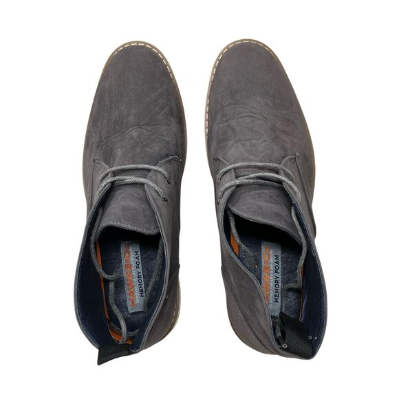 Hawke & Co Boots Mens 9 Gray Suede Mojave Chukka Desert Style Memory Foam Casual main image 8